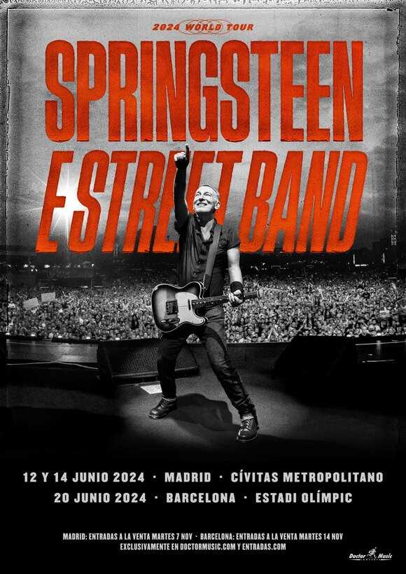 Bruce Springsteen And The E Street Band confirmado en Madrid y Barcelona para junio de 2024
