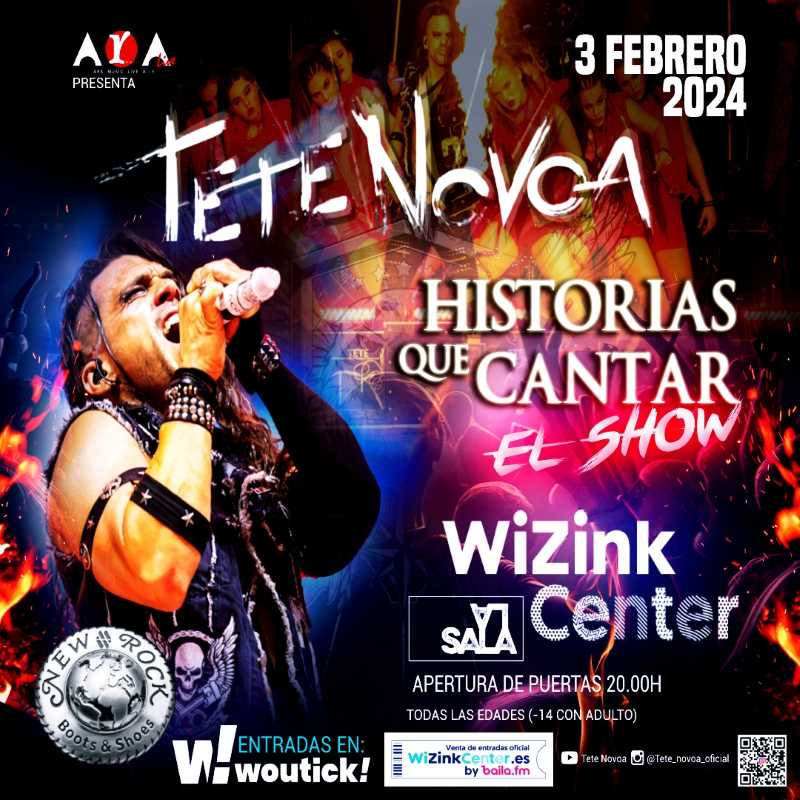 Concierto de Tete Novoa en Madrid el 3 de febrero