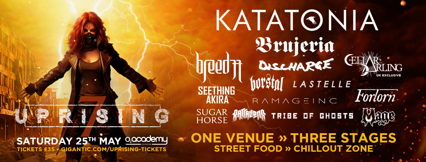Séptima edición del Uprising Fest de Leicester (UK)