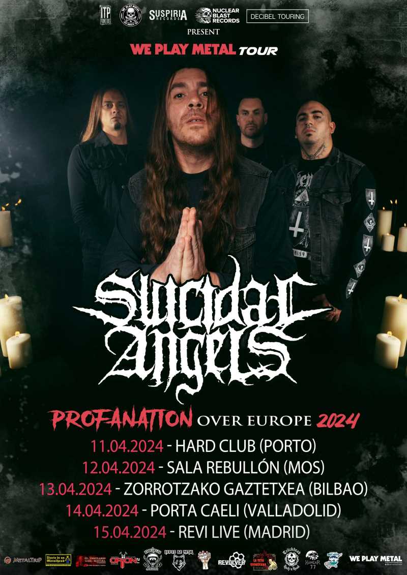 Fechas de la gira española de Suicidal Angels