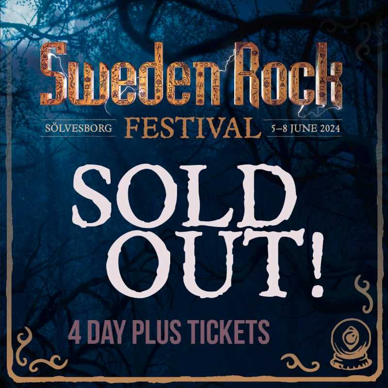 Anuncio de trece nuevas bandas para el Sweden Rock Festival 2024