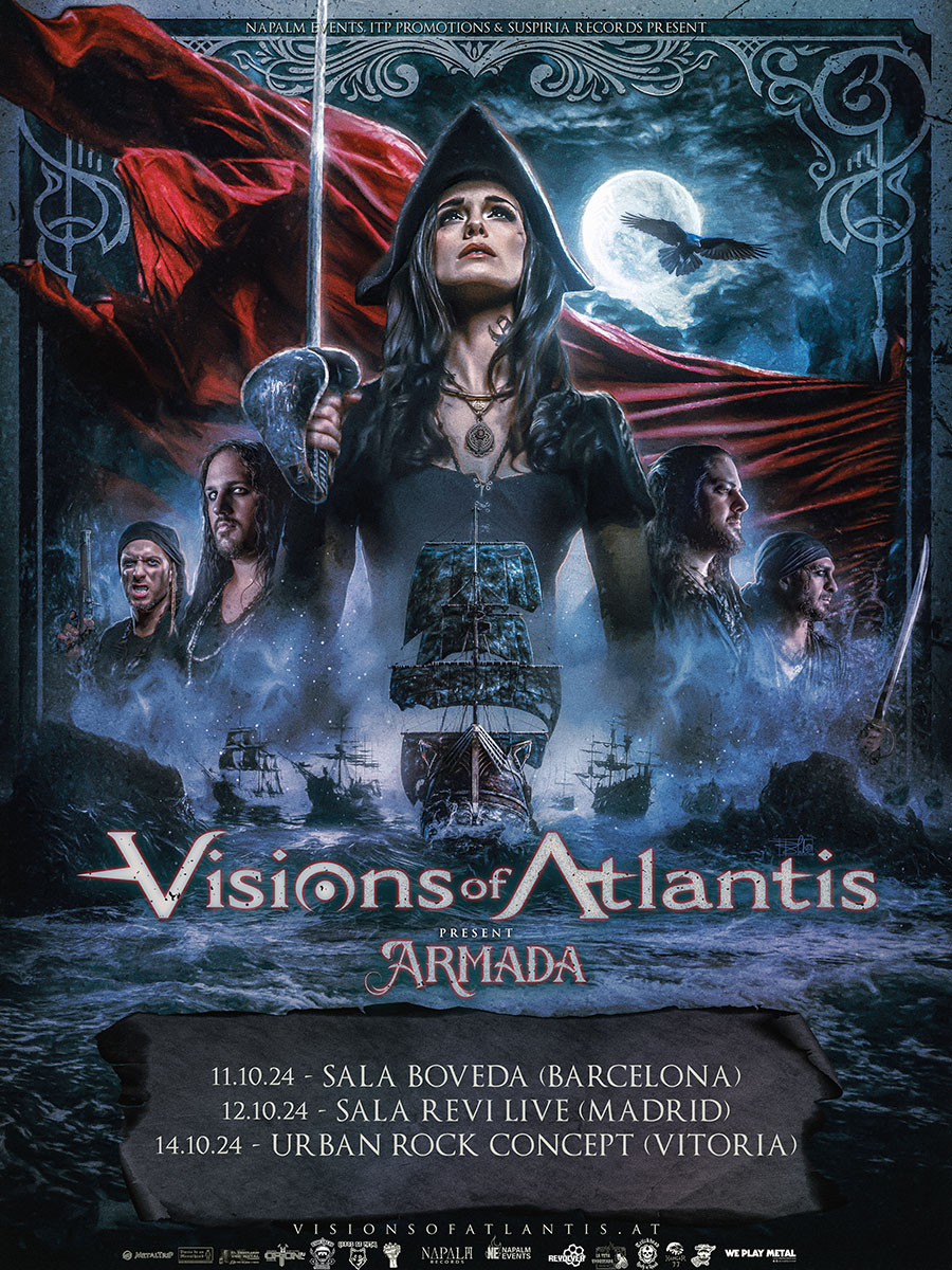 Fechas de la gira de Visions Of Atlantis en España