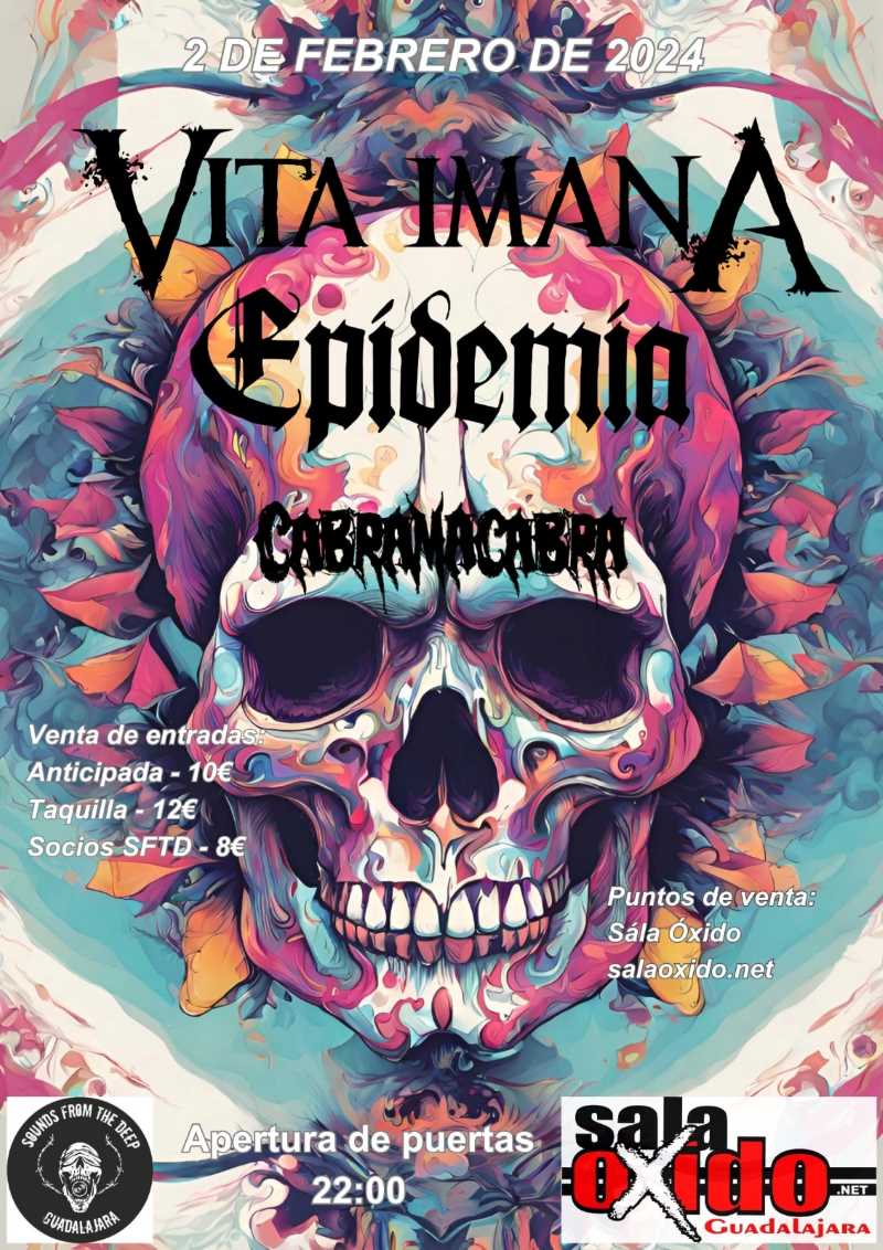 Vita Imana regresa a Guadalajara en concierto el 2 de febrero