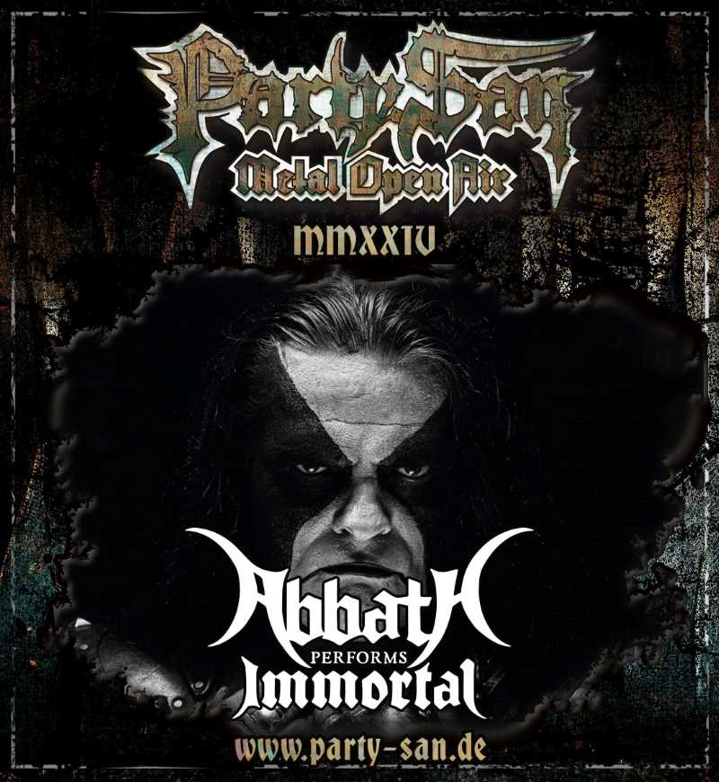 Abbath tercer cabeza de cartel del Party San Open Air 2024