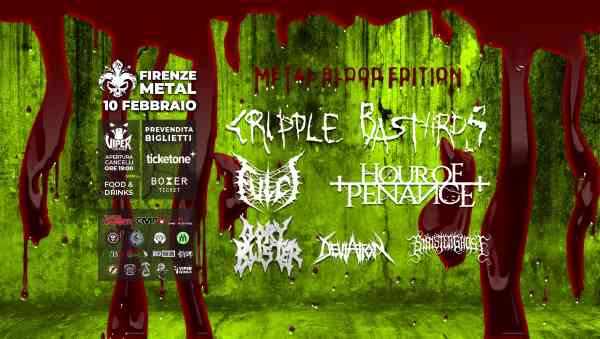 El próximo sábado 10 de febrero se va a celebrar el Firenze Metal Festival en el Viper Theatre de Florencia (Italia)