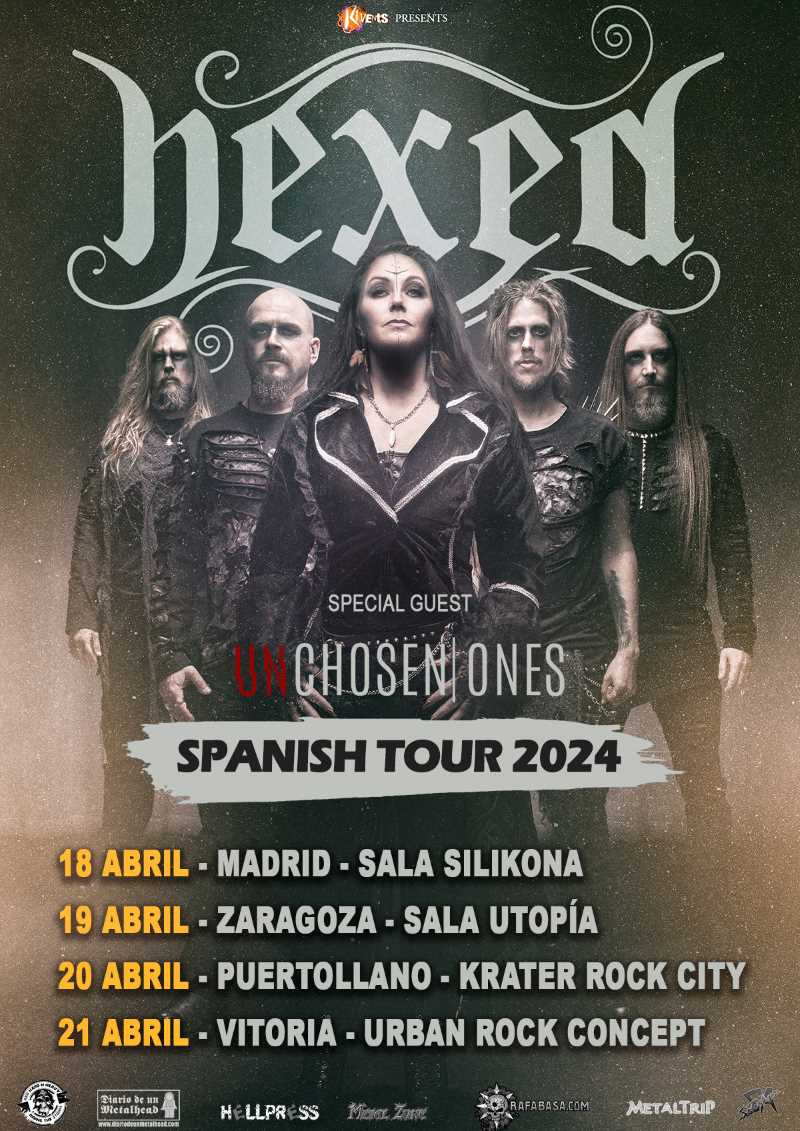 Confirmado para abril el tour de los suecos Hexed con Unchosen Ones