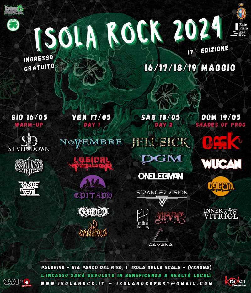Información del Isola Rock 2024 italiano