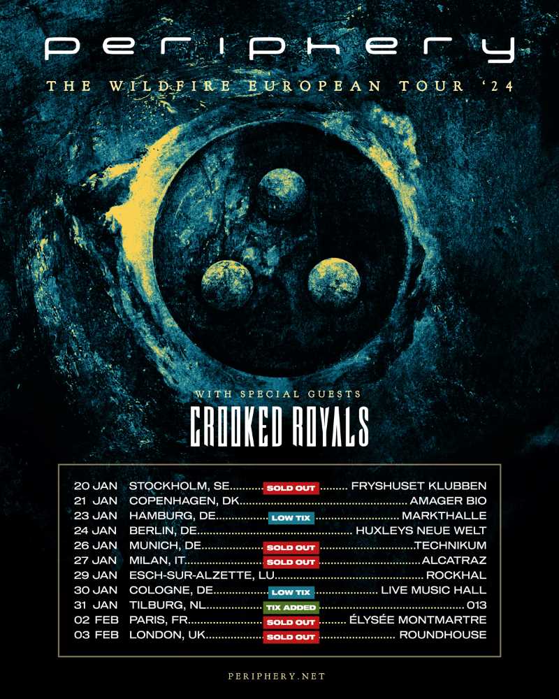 Empieza una nueva gira europea de Periphery