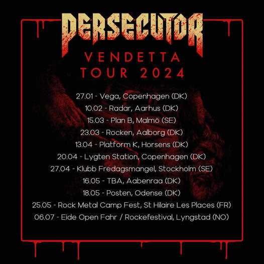 Gira escandinava de los thraser daneses Persecutor