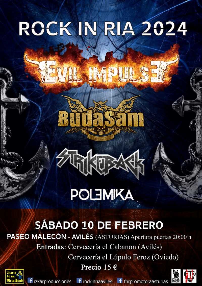 Este próximo sábado 10 de febrero se va a celebrar una edición del Rock In Ria 2024 en la Sala Malecón de Avilés