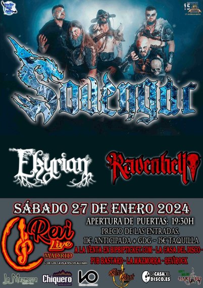 Este sábado 27 de enero Sovengar en Madrid
