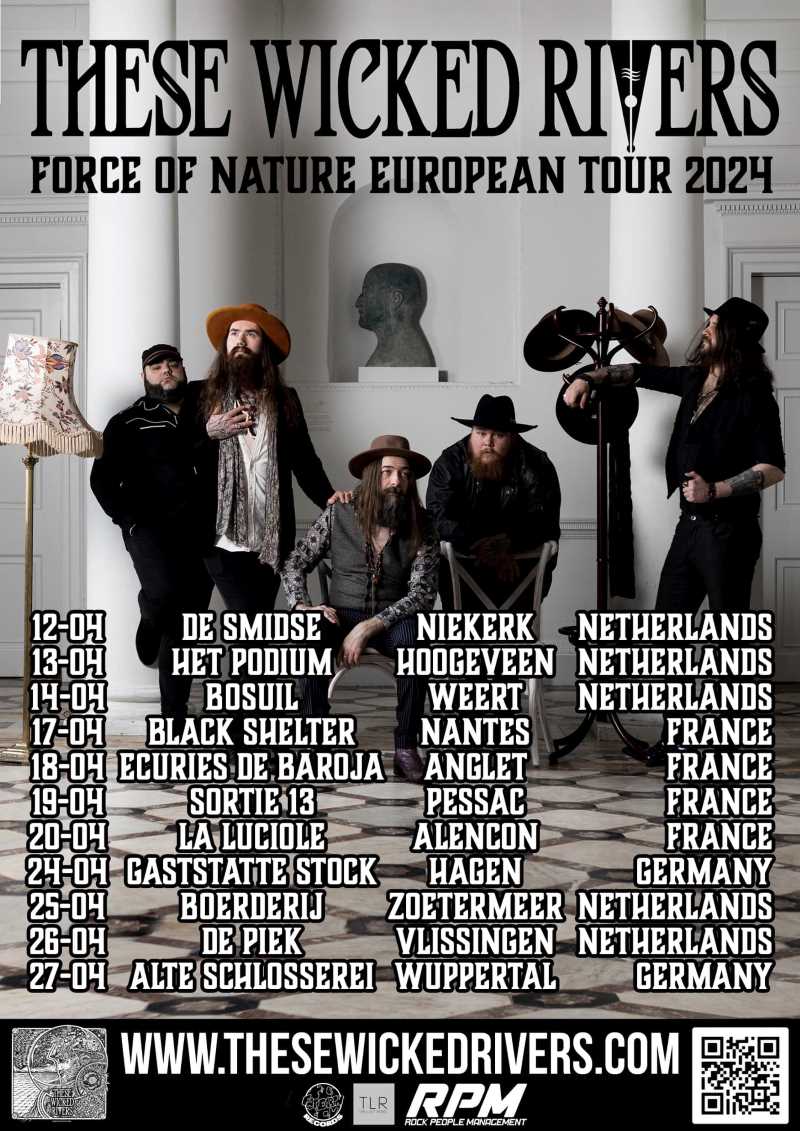 These Wicked Rivers presenta su gira europea “Force Of Nature European Tour 2024”