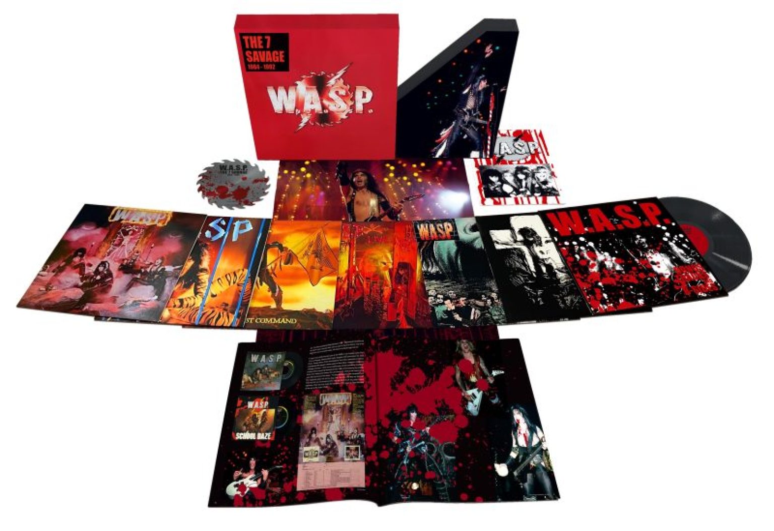 Segunda edición de W.A.S.P de su caja de 8 discos de su etapa con la discográfica Capitol