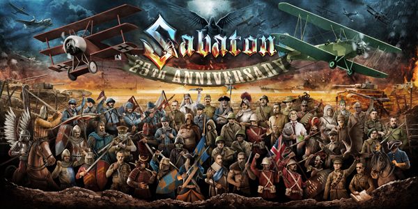 Sabaton celebra este año su 25 aniversario y nos tienen algunas sorpresas para la ocasión.