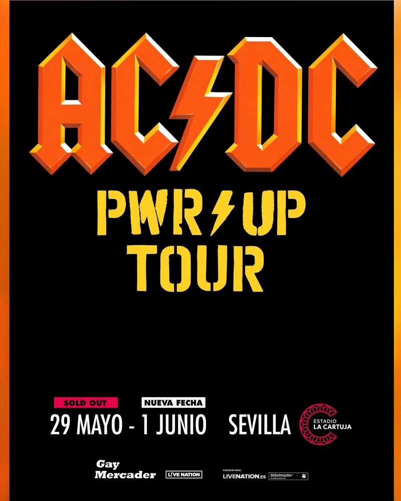 Confirmada la segunda fecha de AC/DC en Sevilla