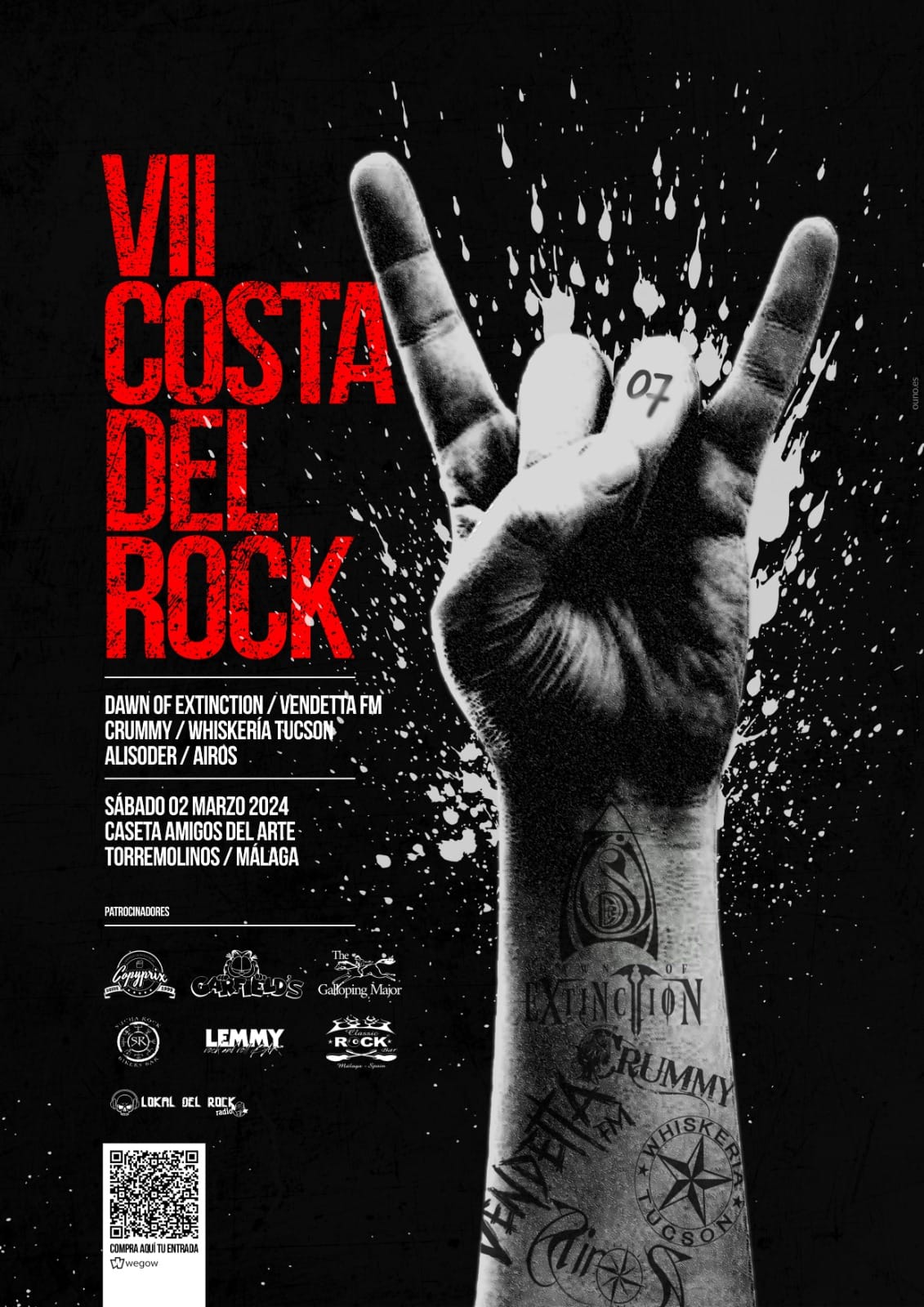 Información del Costa del Rock Fest en 2024