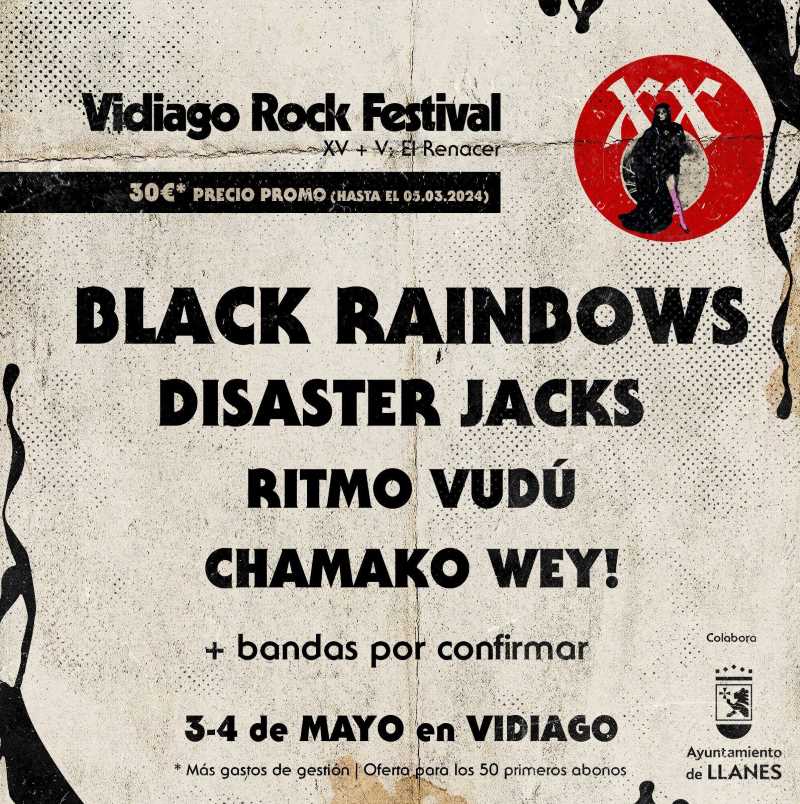 Confirmaciones del Festival Vidiago Rock