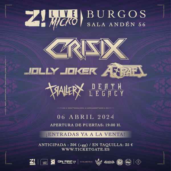 El 6 de abril tenemos una cita con el  Z! Live Micro Burgos