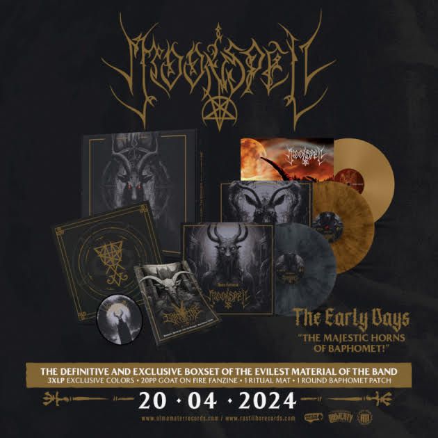 Moonspell lanzará el boxset “Under The Moonspell” el 20 de abril de 2024. La colección incluirá los primeros trabajos de los portugueses