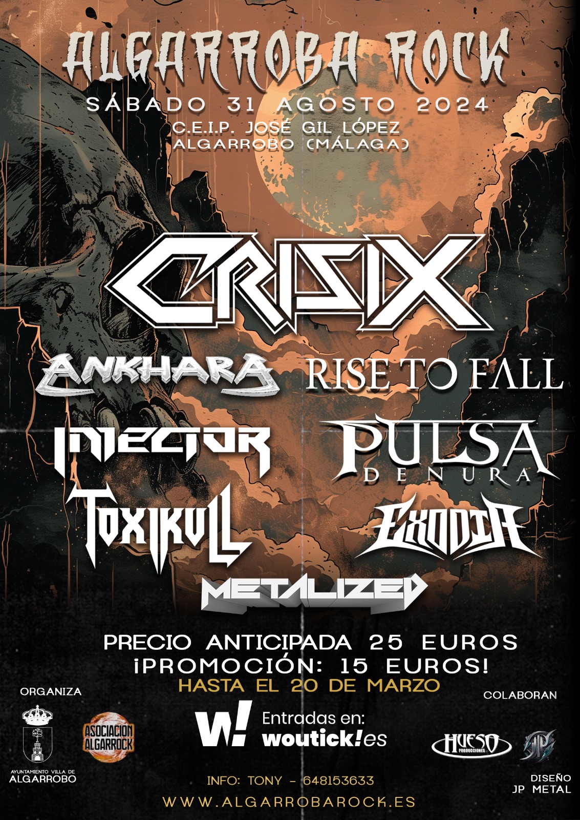 Confirmado el cartel del Algarroba Rock 2024