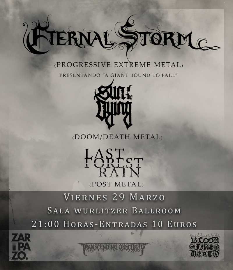 Concierto en Madrid de Eternal Storm presentando nuevo disco el 29 de marzo