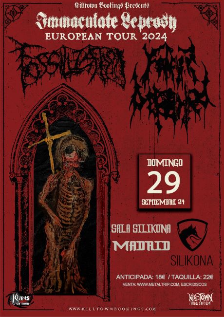 Father Befouled y Fossilization en Madrid el 29 de septiembre