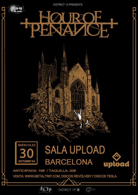 Primer concierto de la gira de Hour of Penance en Barcelona