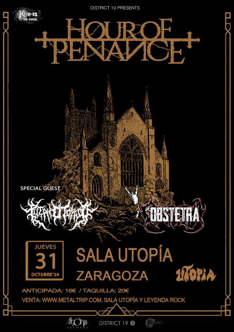 Hour of Penance en Zaragoza