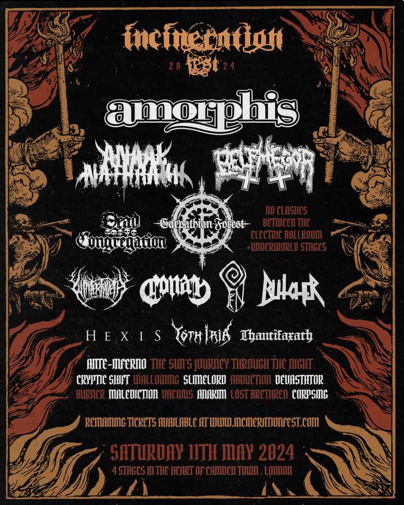 Décimo aniversario del Incineration Fest de Londres