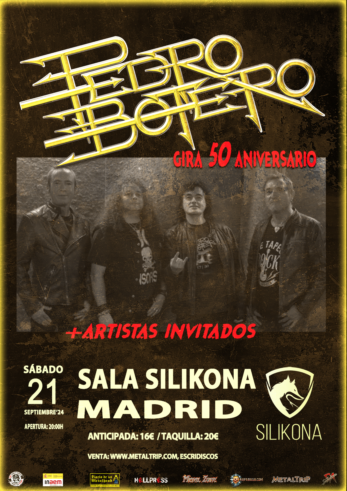 Pedro Botero confirma concierto en Madrid de su gira de 50 aniversario