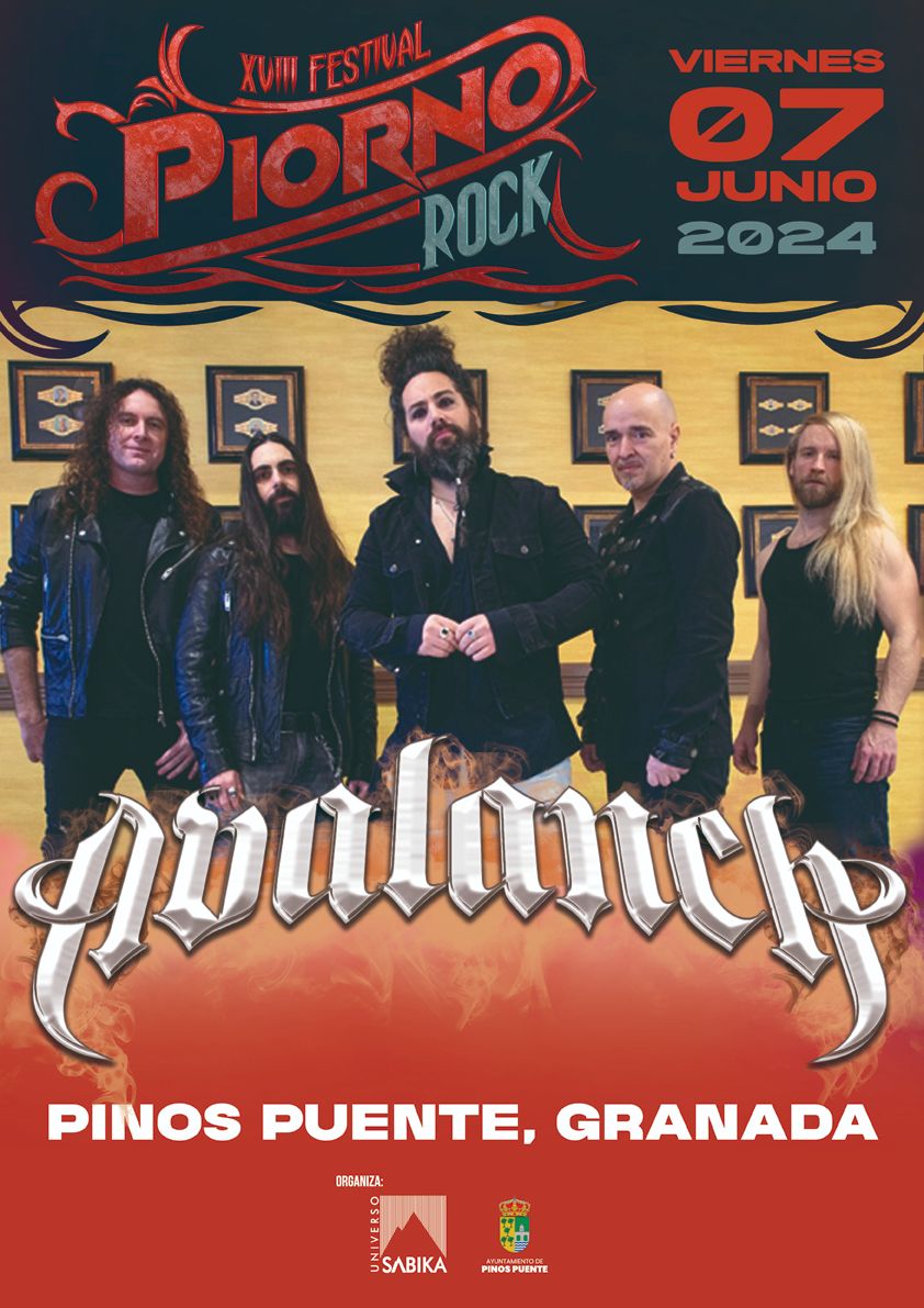 Nuevo anuncio en el XVIII Piorno Rock, que confirma al mítico grupo de metal épico Avalanch, además de los granadinos Tribal.