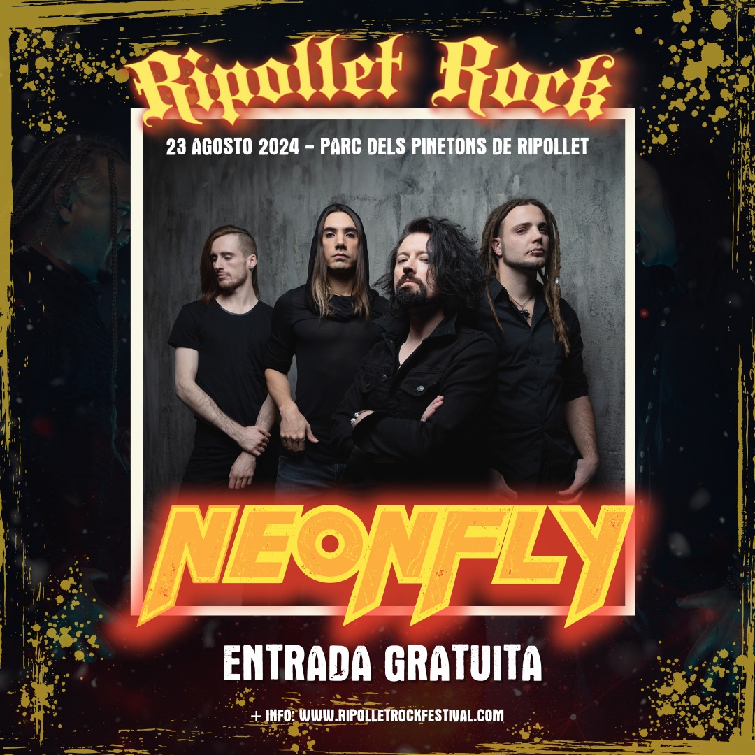 La banda británica NeonFly son la nueva confirmación del festival catalán Ripollet Rock Festival 2024.