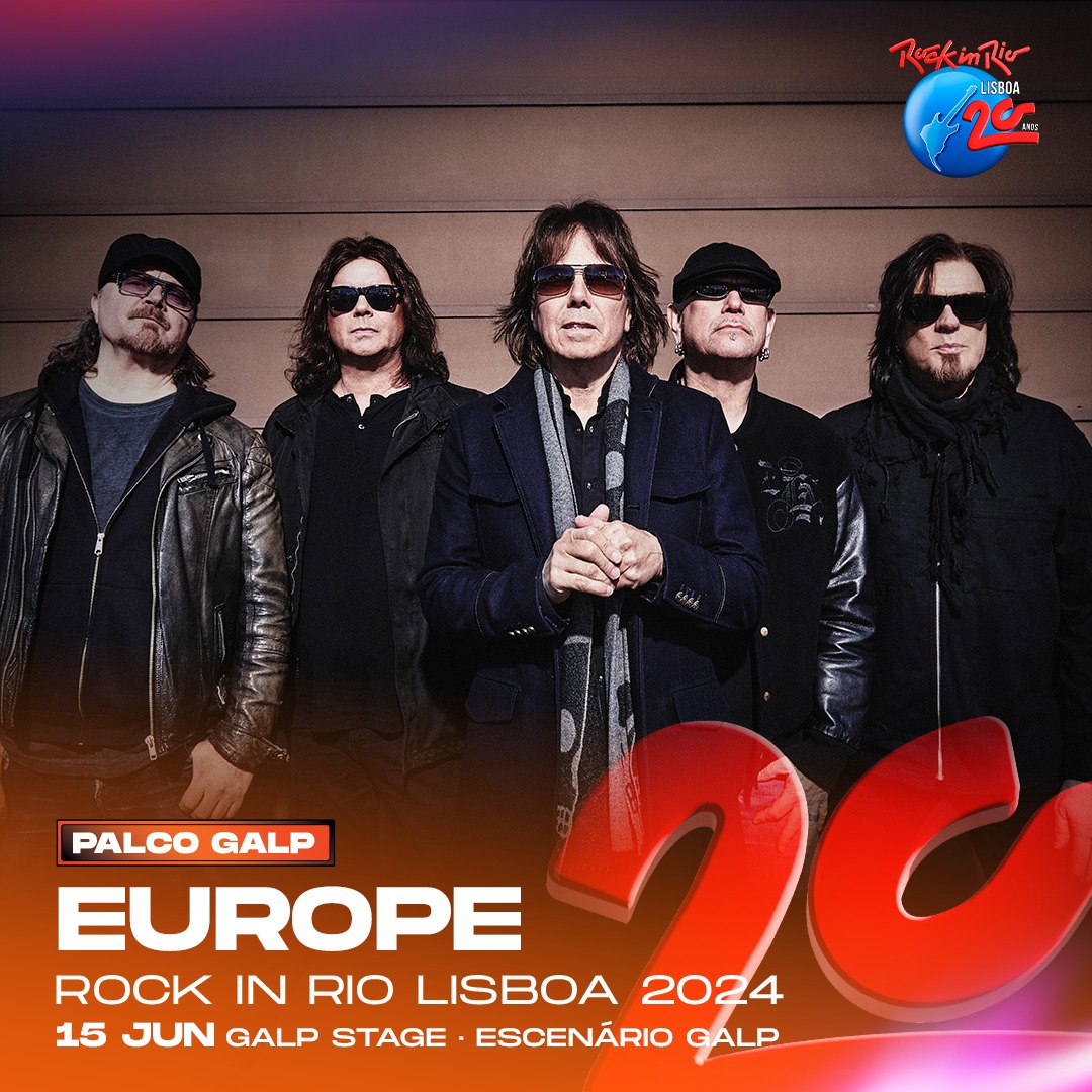 El Rock In Rio Lisboa confirmó la presencia de los suecos Europe