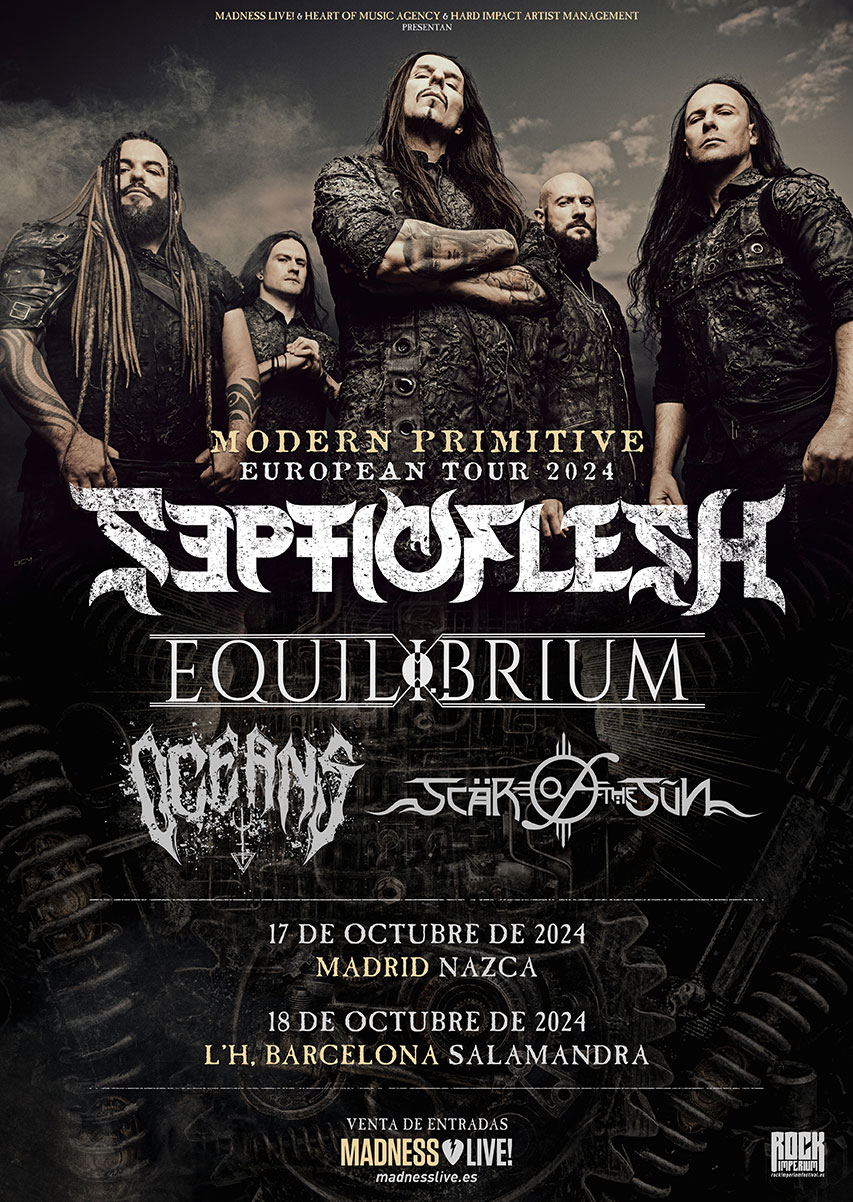Septicflesh y Equilibrium en España en Octubre