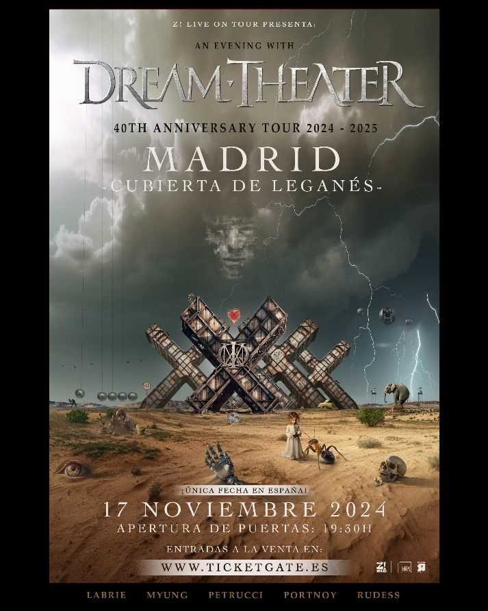 Dream Theater confirmados en Madrid el próximo 17 de noviembre
