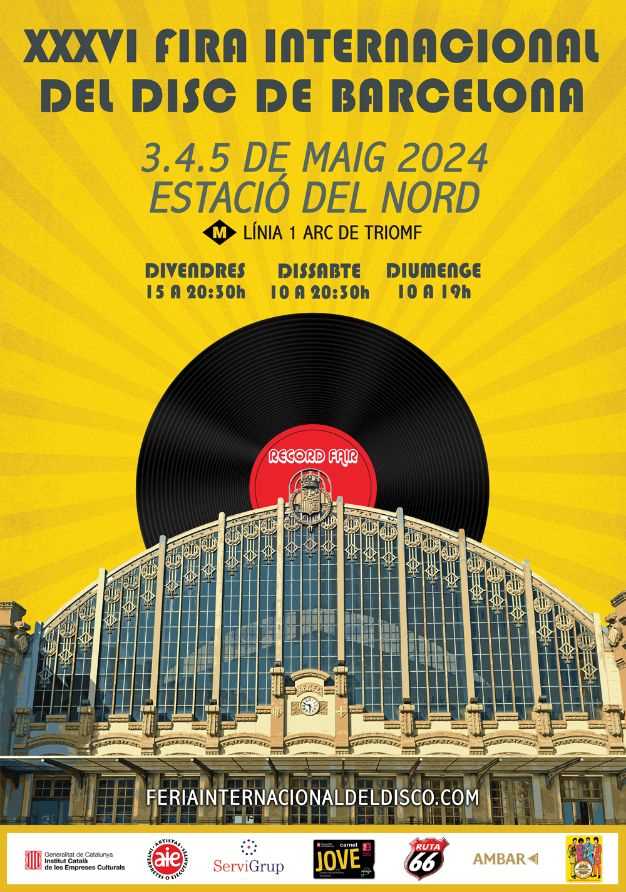Nueva edición de la Feria Internacional del Disco de Barcelona, Bilbao y Madrid en 2024