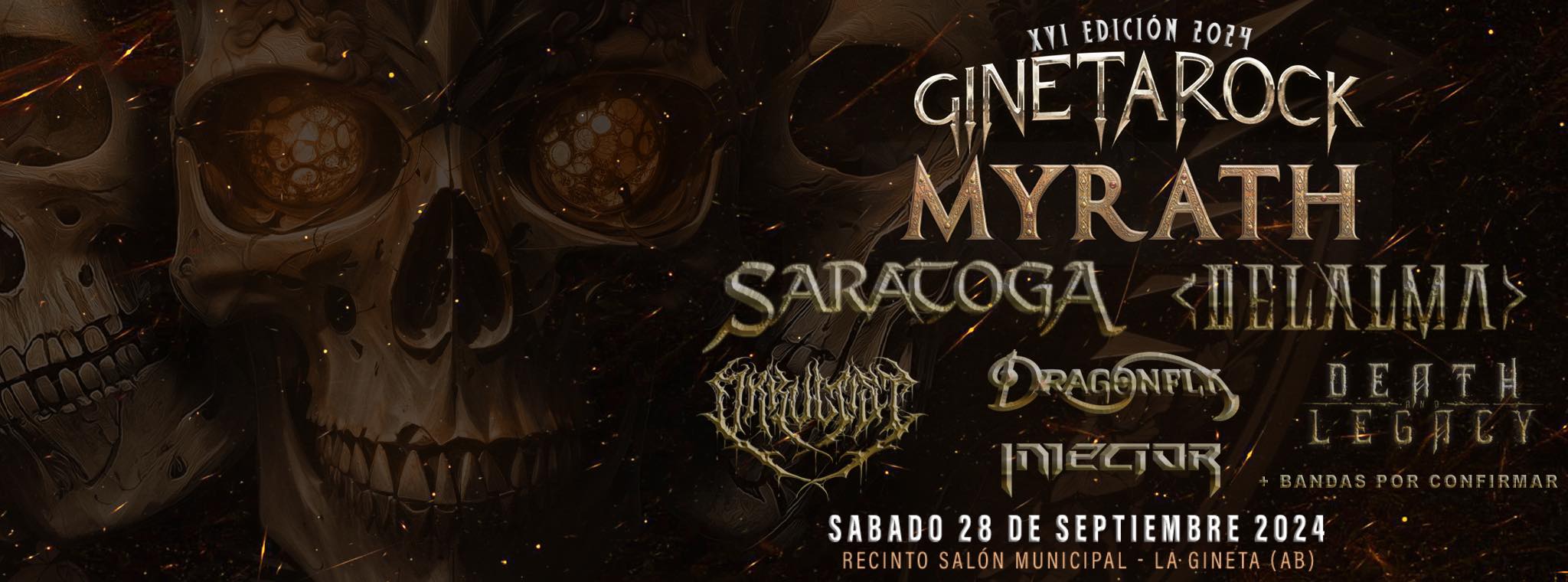 Confirmaciones del GinetaRock Fest 2024 que suma bandas a su cartel para la próxima edición.