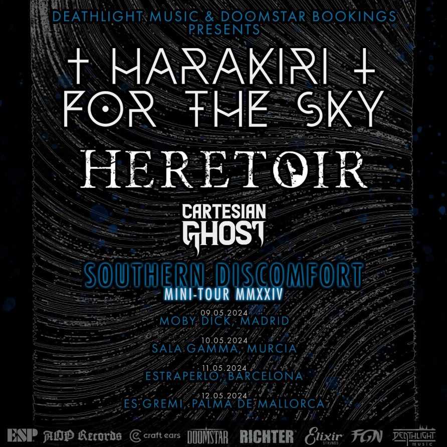 Fechas de la nueva gira de Harakiri For The Sky en mayo