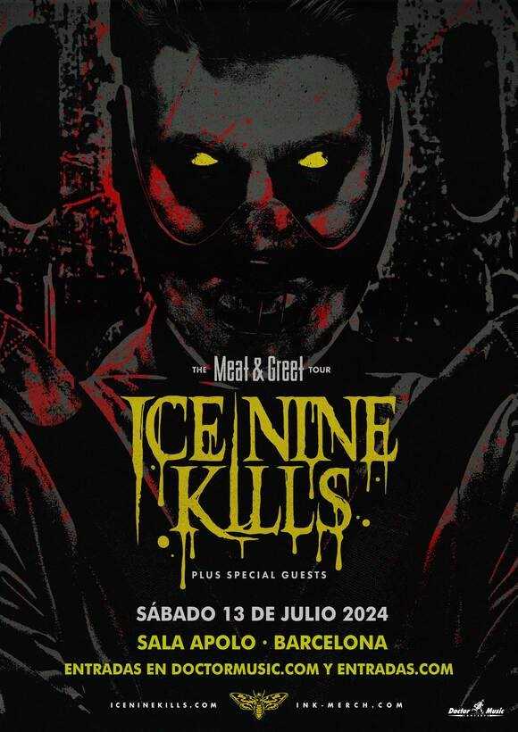 Ice Nine Kills en Barcelona con su ‘The Meat & Greet Tour’