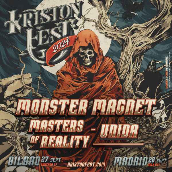 Nueva edición del Kristonfest en 2024 con doble sede en Bilbao y Madrid.