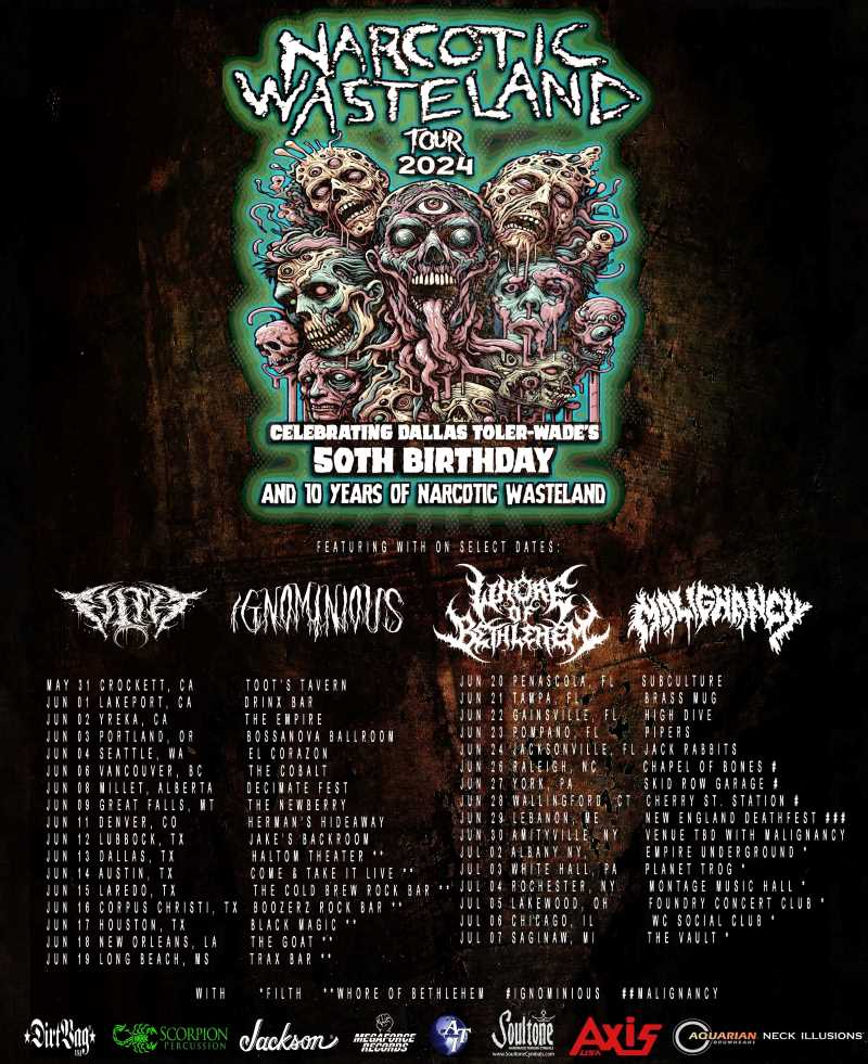 Gira norteamericana de Narcotic Wasteland