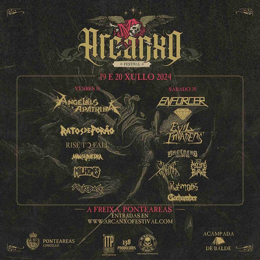 Distribuidas las bandas por días en el Arcanxo Festival 2024