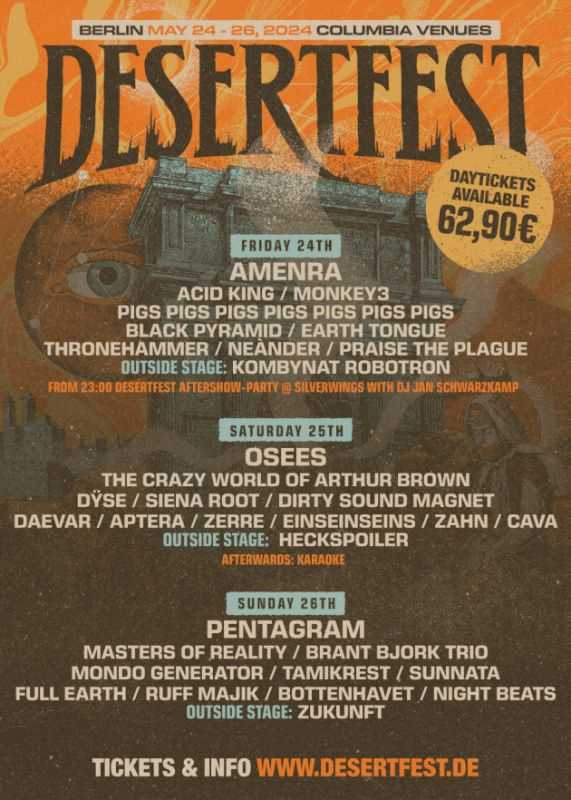 Se completa el cartel del Desertfest Berlin 2024