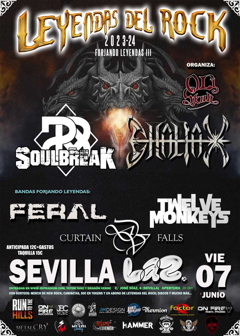 Forjando Leyendas III en Sevilla el viernes 7 de junio