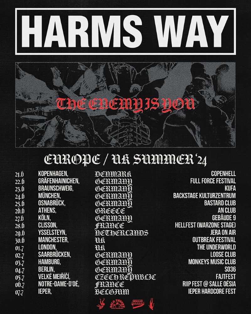 Fechas de Harm’s Way en Europa este verano de 2024