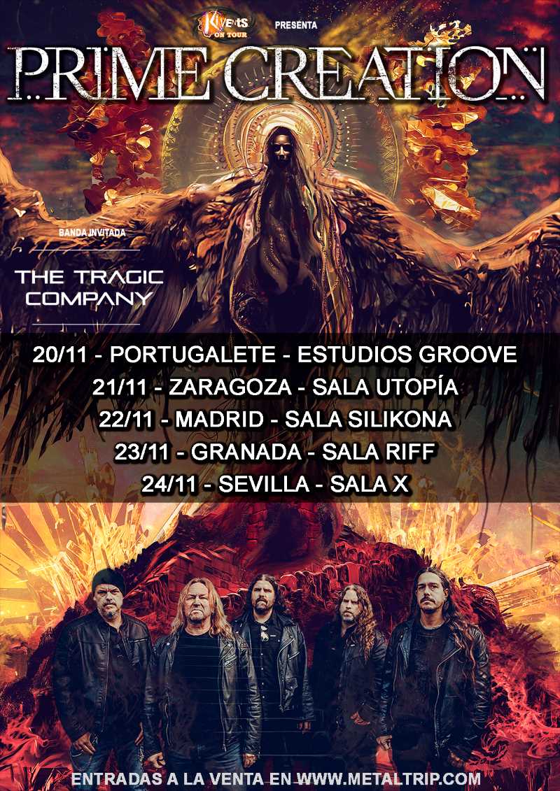 Confirmada la gira española de Prime Creation