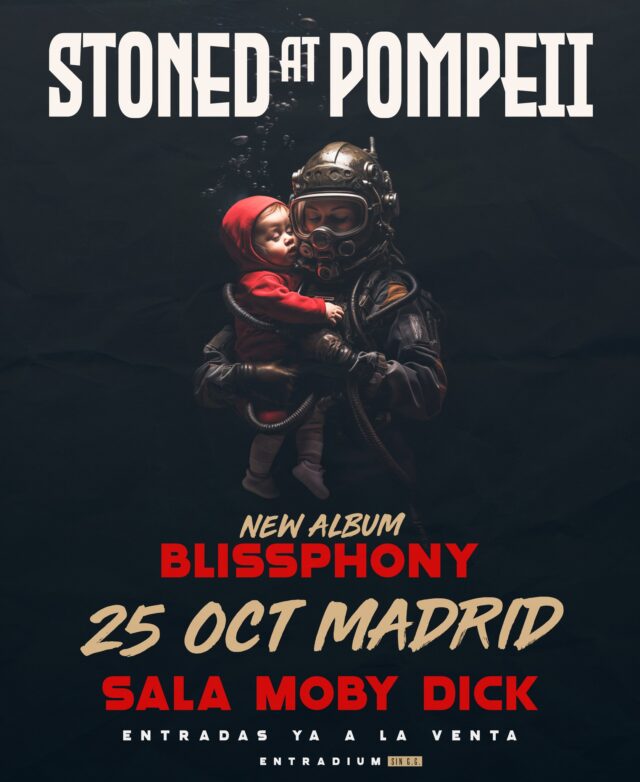 Stoned At Pompeii en Madrid presentando su nuevo disco de estudio.