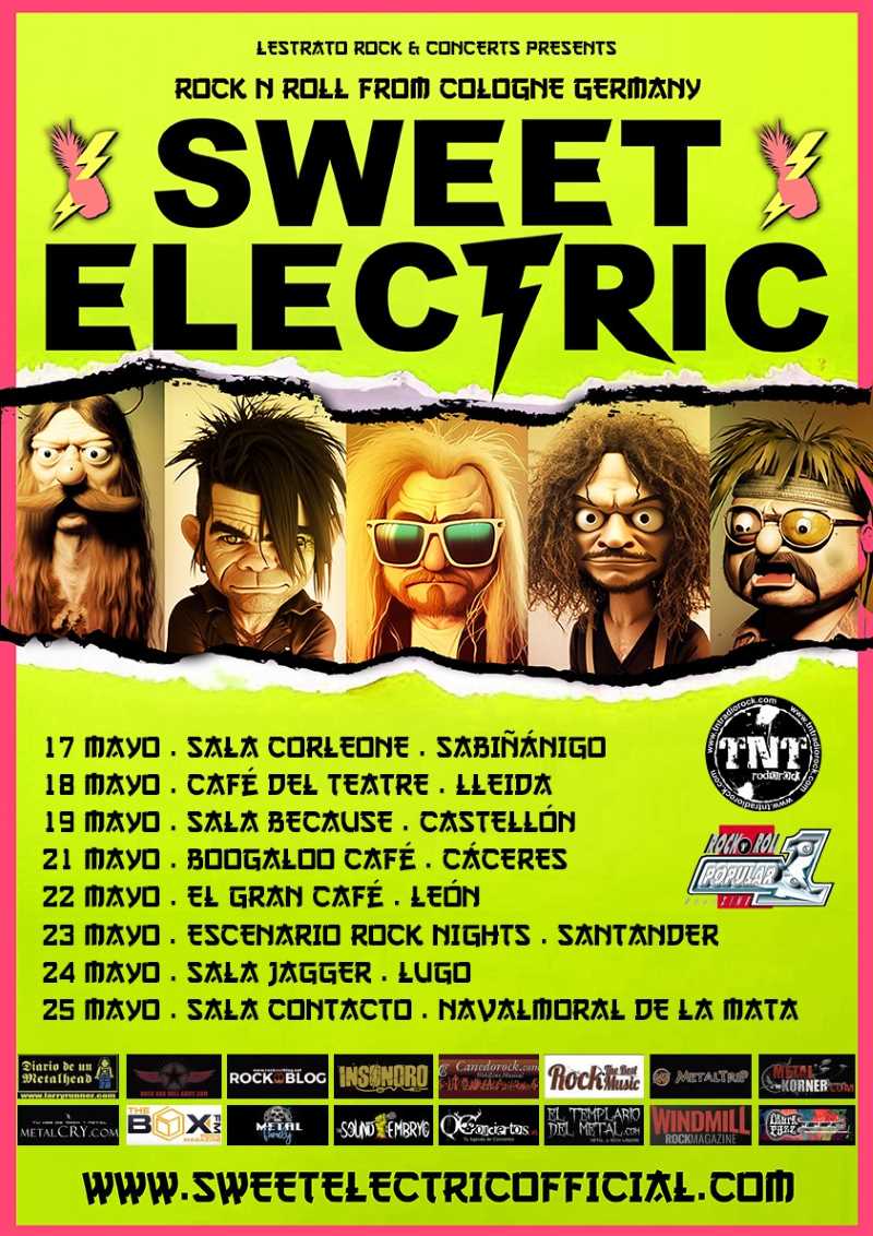 Fechas españolas de Sweet Electric en Mayo