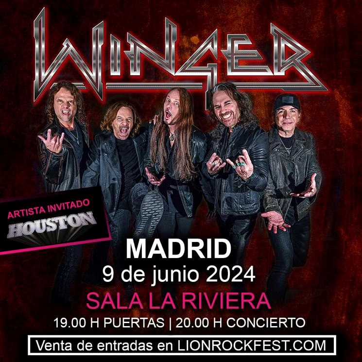 Cita importante con los norteamericanos Winger en Madrid el 9 de junio