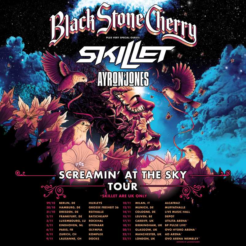 Arranca el tour europeo de Black Stone Cherry